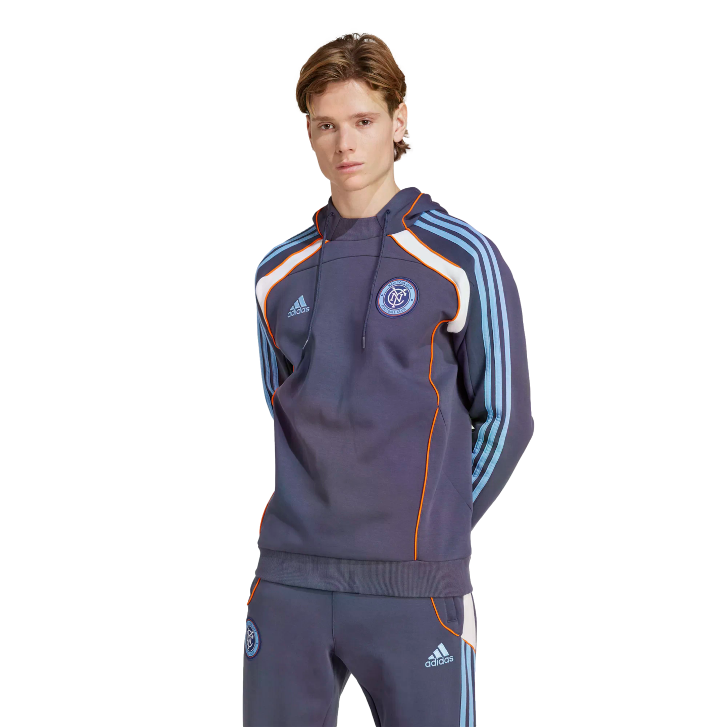 Sudadera con capucha de viaje Adidas New York City FC