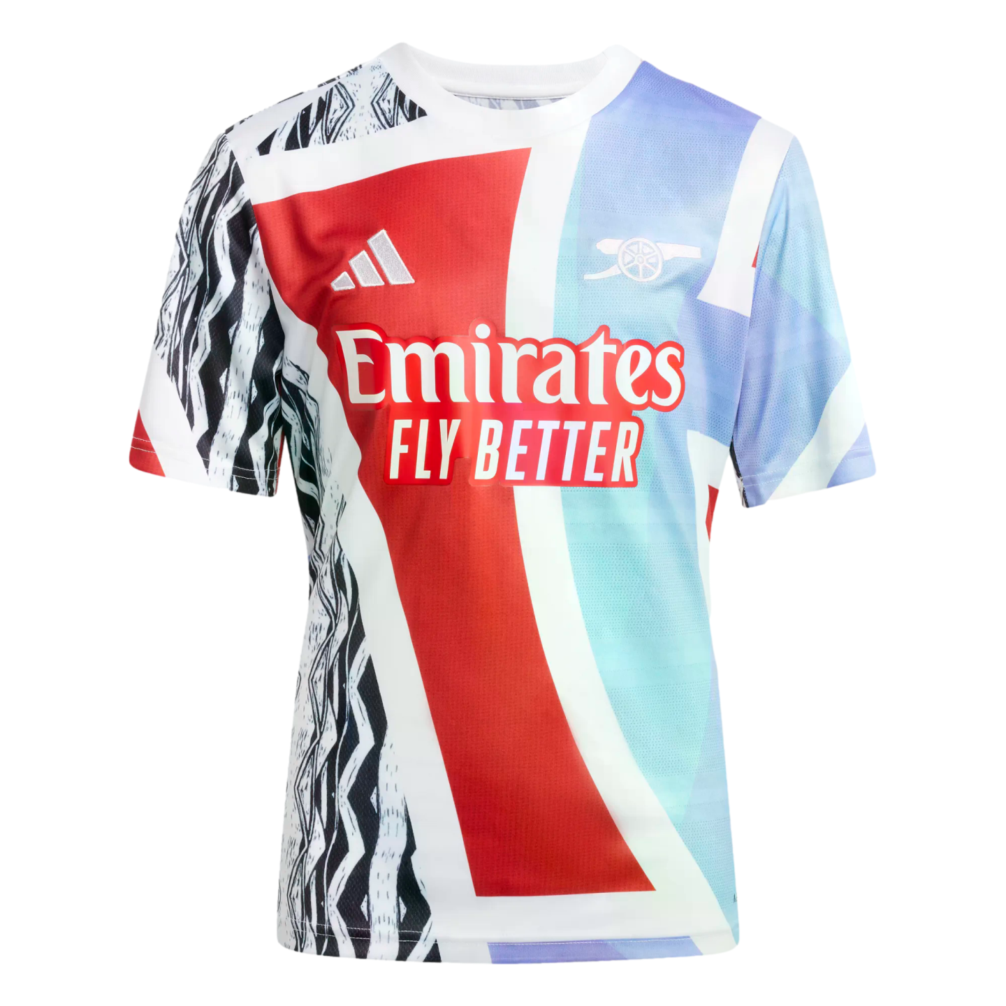 Camiseta juvenil prepartido del Arsenal de Adidas