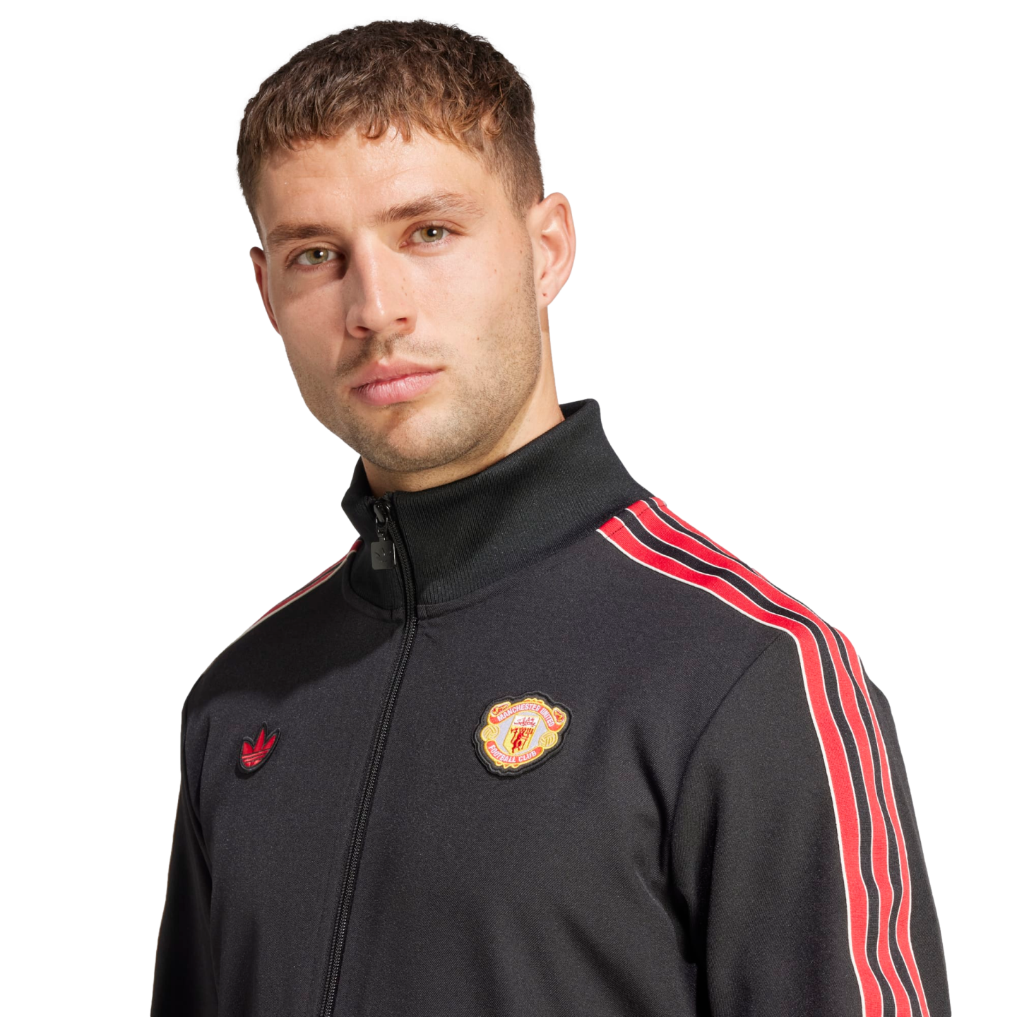 Adidas Manchester United Icon Track Top Jacket Soccer JF0358 Adidas Manchester United Icon Track Top Jacket Soccer JF0358