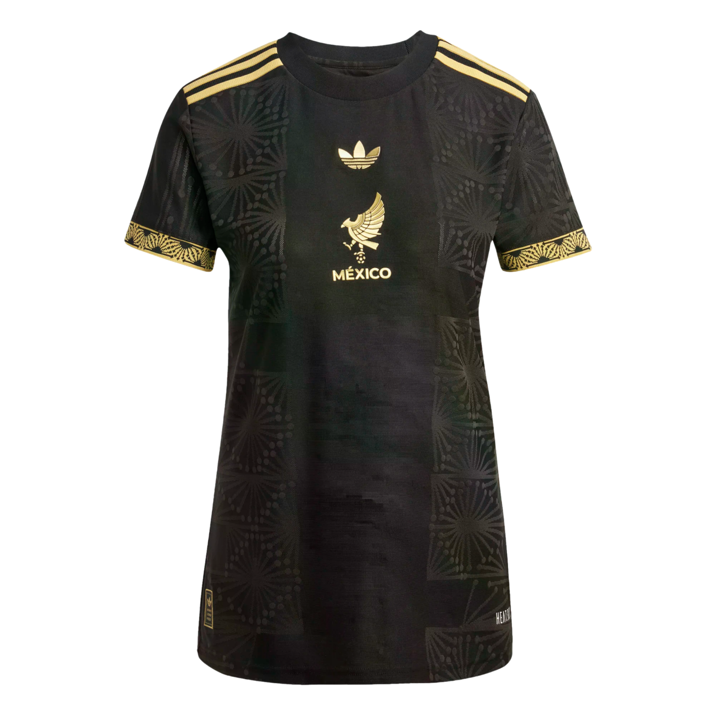 Adidas Mexico 2025 Gold Authentic Womens Jersey