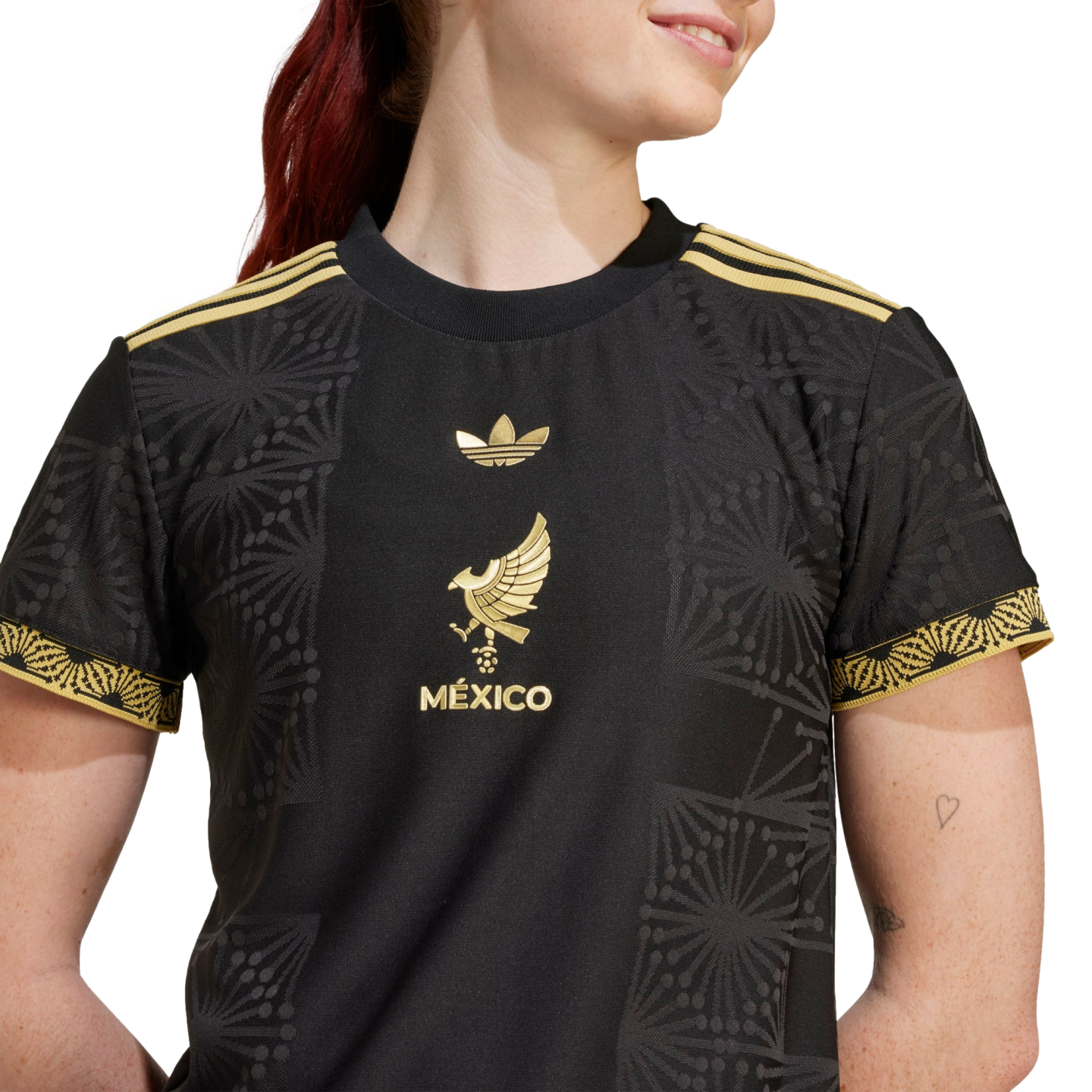 Adidas Mexico 2025 Gold Authentic Womens Jersey