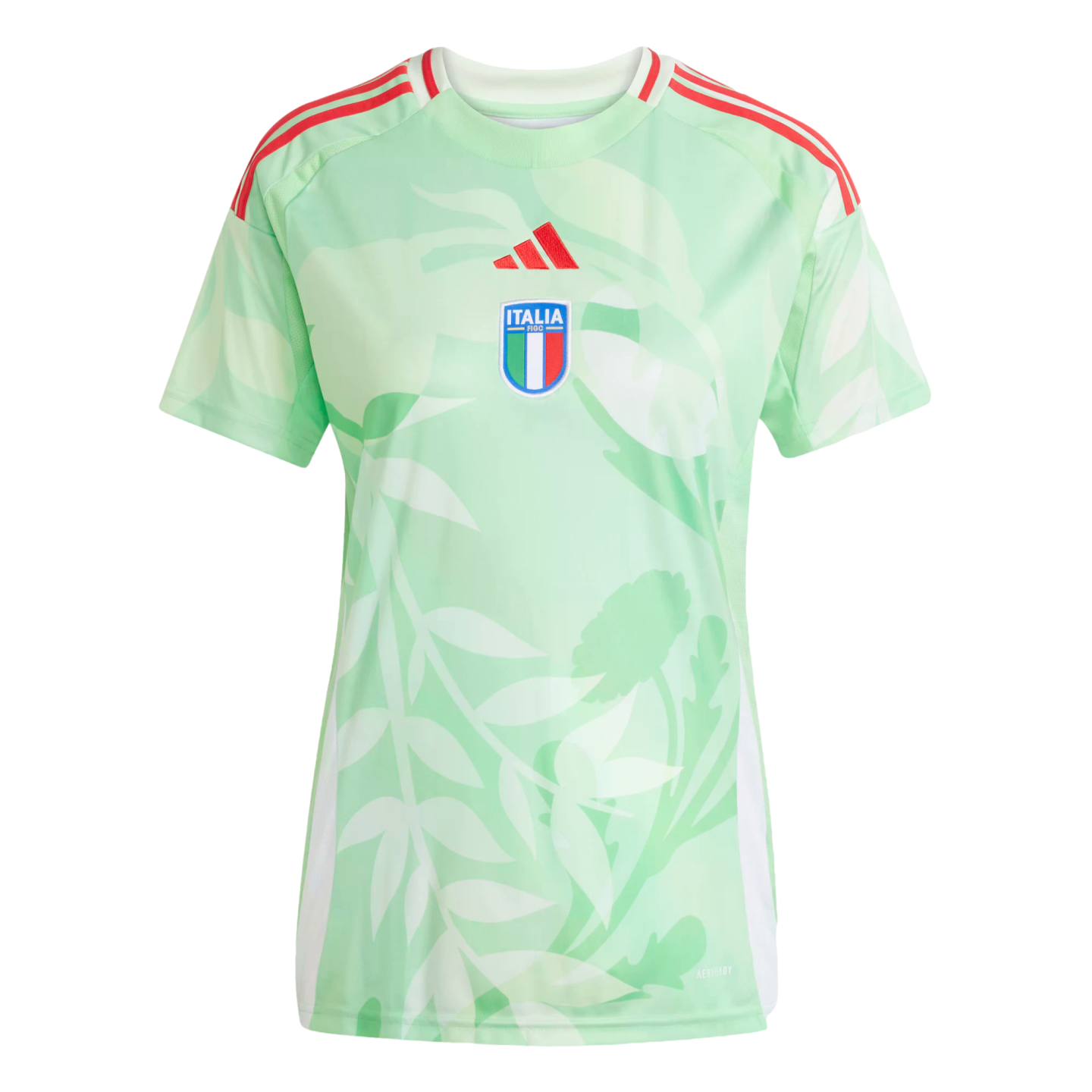 (ADID-JF0600) Camiseta visitante de Adidas Italia 2025 para mujer [GLOMIN] (lanzamiento el 17/02/25)