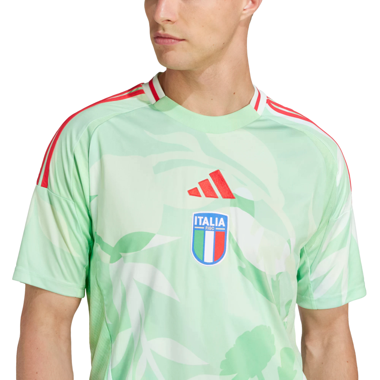 (ADID-JF0604) Camiseta visitante de Italia 2025 de Adidas [GLOMIN] (lanzamiento el 17/02/25)