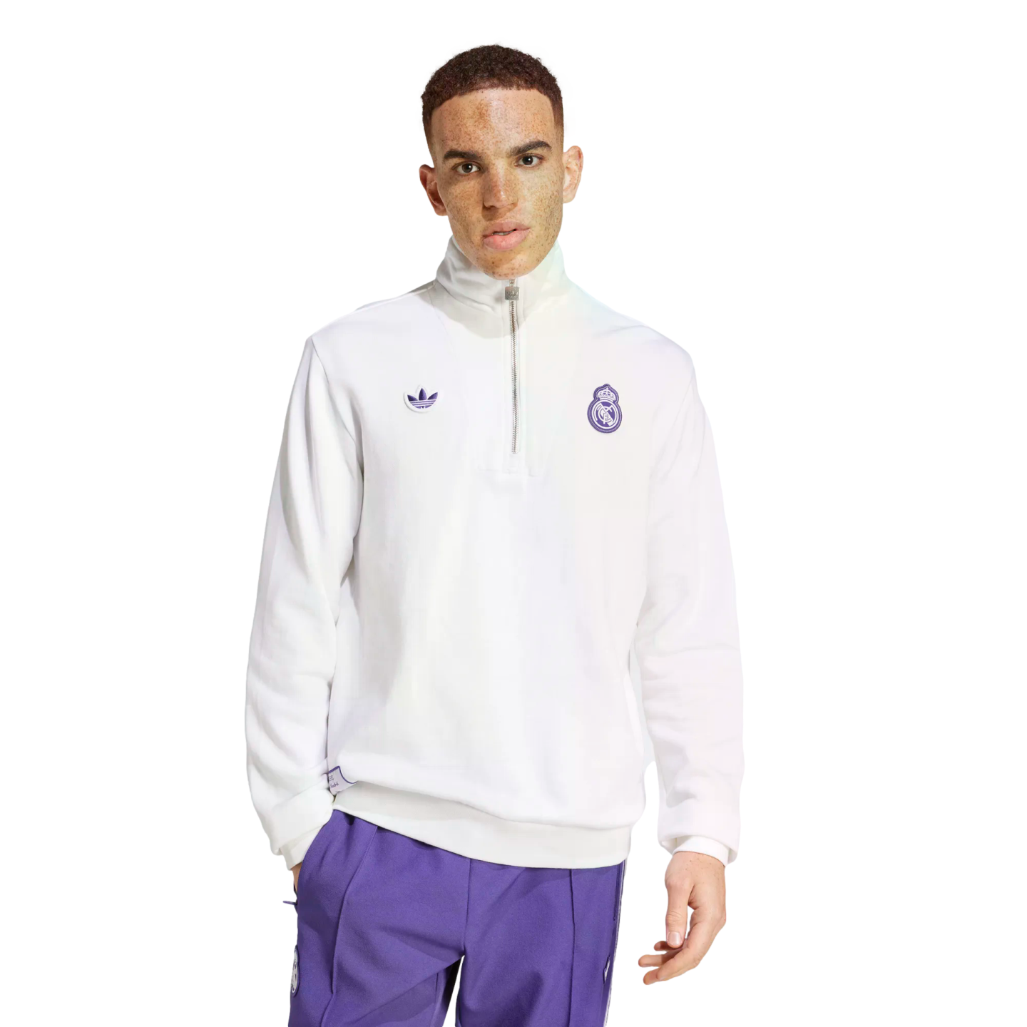 Adidas Real Madrid Icon Half Zip Top