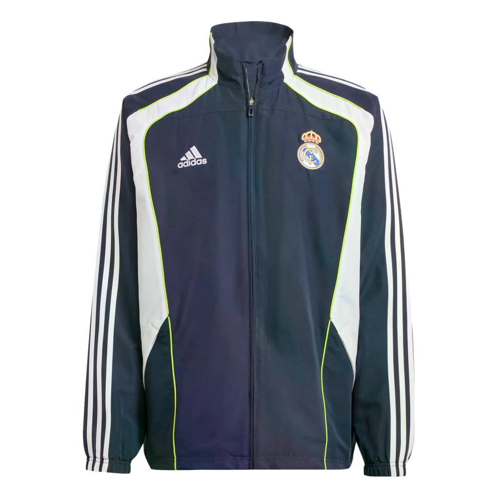 Adidas Real Madrid UBP Track Top Jacket Soccer JF2575 Navy Blue
