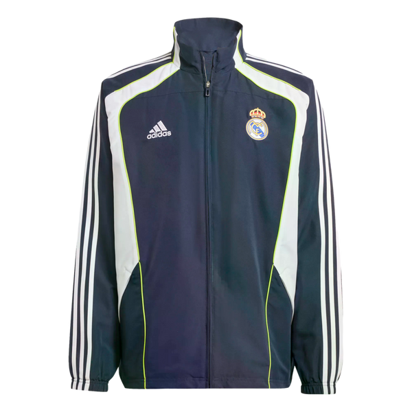 Adidas Real Madrid UBP Track Top Jacket Soccer JF2575 Navy Blue