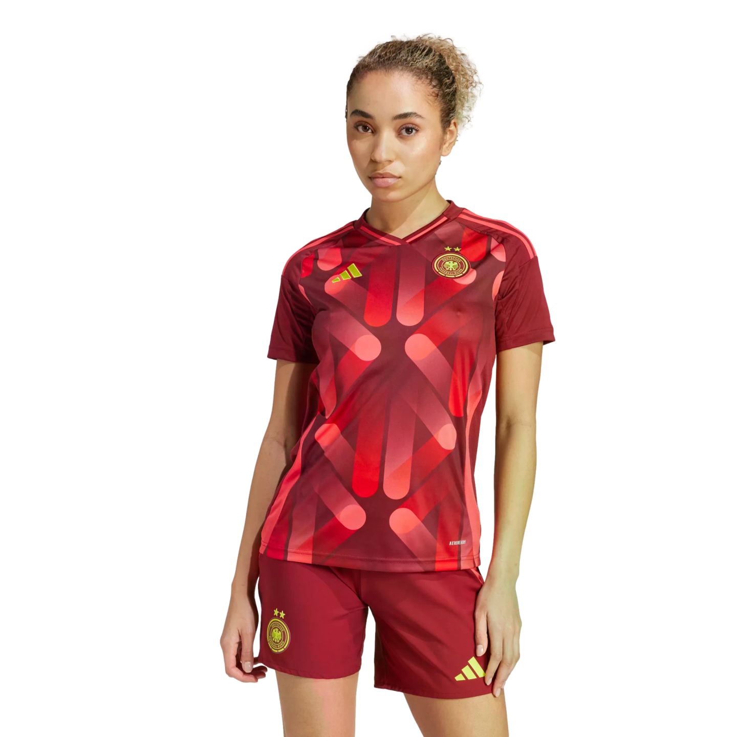 (ADID-JF2607) Camiseta de visitante de Adidas de Alemania 2025 para mujer [TECOBU] (lanzamiento el 17/02/25)