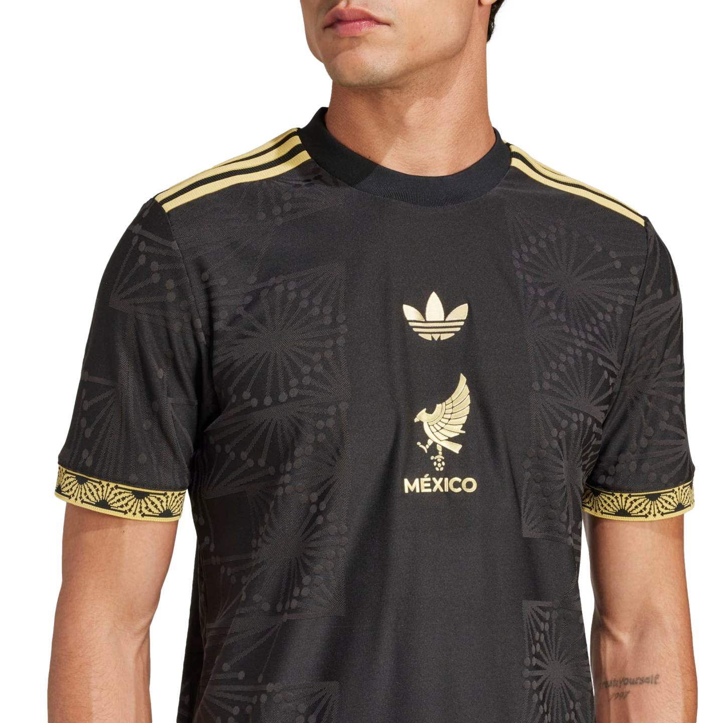 Adidas Mexico 2025 Gold Authentic Jersey