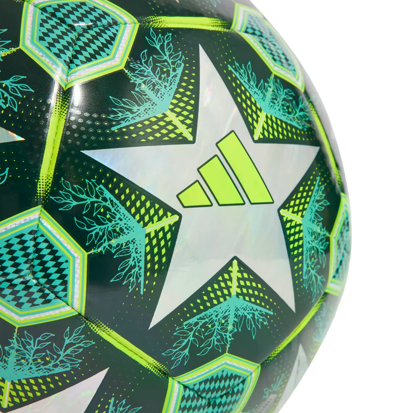 (ADID-JH1280) Balón de entrenamiento Adidas UCL Foil [MULTCO/SHAGRN/SSLIME] (lanzamiento el 10/2/25)