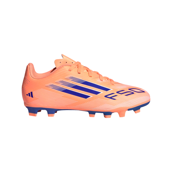 Adidas F50 Club Youth Firm Ground Cleats Soccer JI0027 Orange
