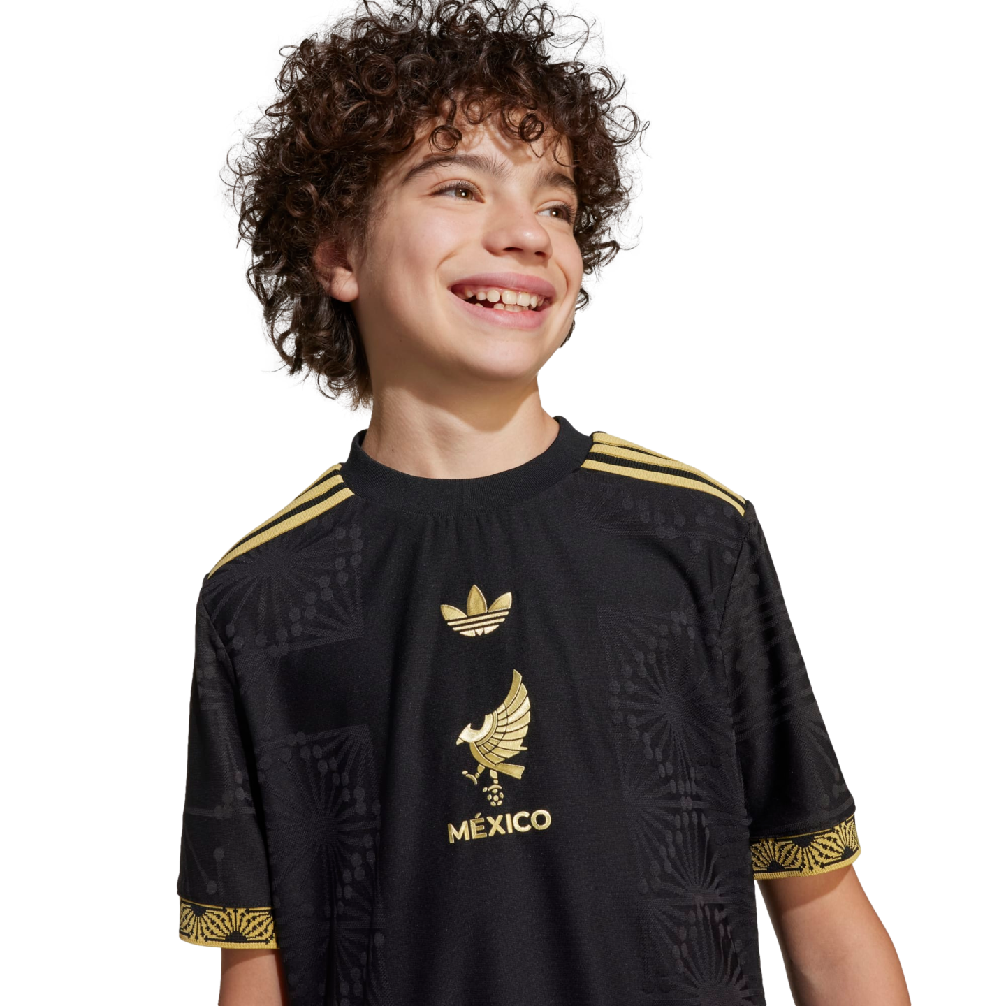 Adidas Mexico 2025 Gold Authentic Youth Jersey