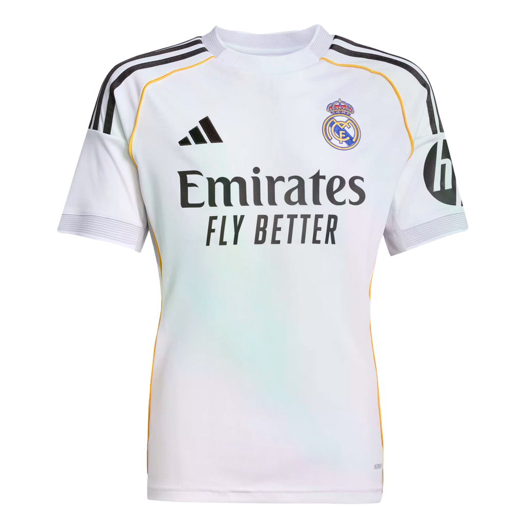 Real Madrid ユニフォーム Adidas Real Madrid 25/26 Youth Home Jersey Soccer JN8887 White