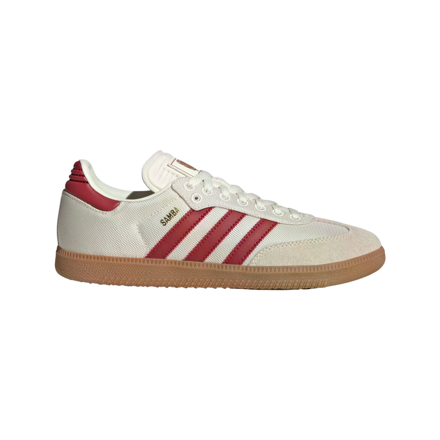 (ADID-JQ2500) Zapatillas de fútbol sala Adidas Samba Bayern Munich [OWHITE/ACTMAR/GOLDMT] ​​(lanzamiento el 20/2/25)