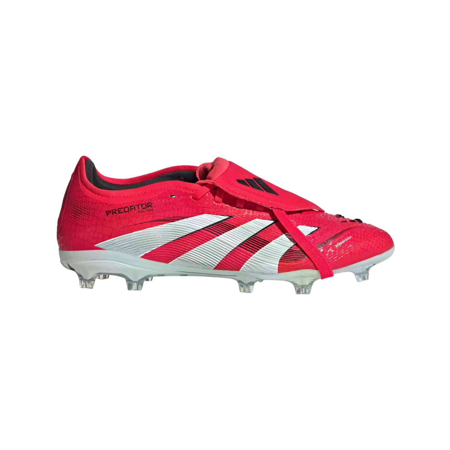 Botas de fútbol Adidas Predator Pro con lengüeta plegable para terreno firme