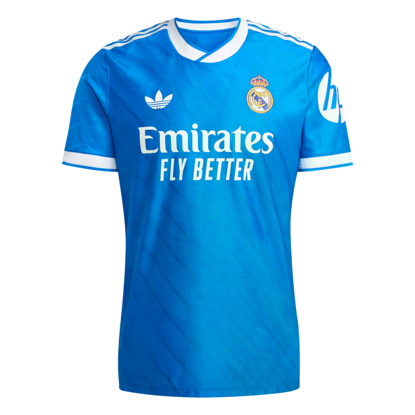 Adidas Real Madrid 25/26 Authentic Third Jersey Soccer JV5839 Blue