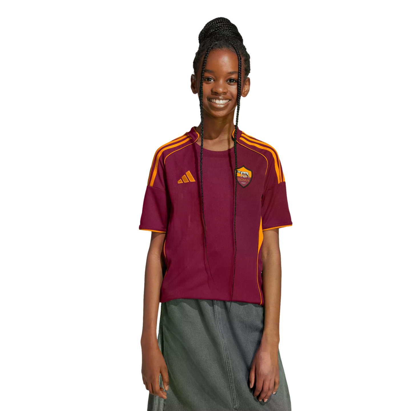 Adidas AS Roma 25/26 Youth Home Jersey