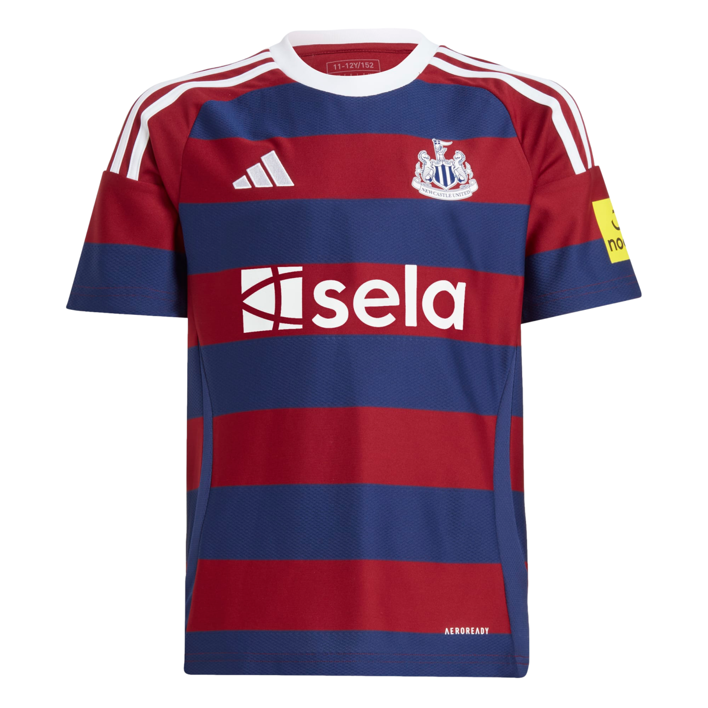 Camiseta de visitante juvenil Adidas Newcastle United 24/25