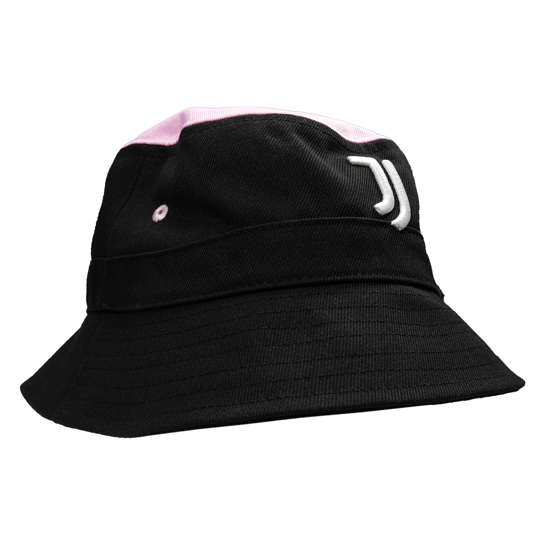 Juventus Houston Black and Pink Bucket Hat