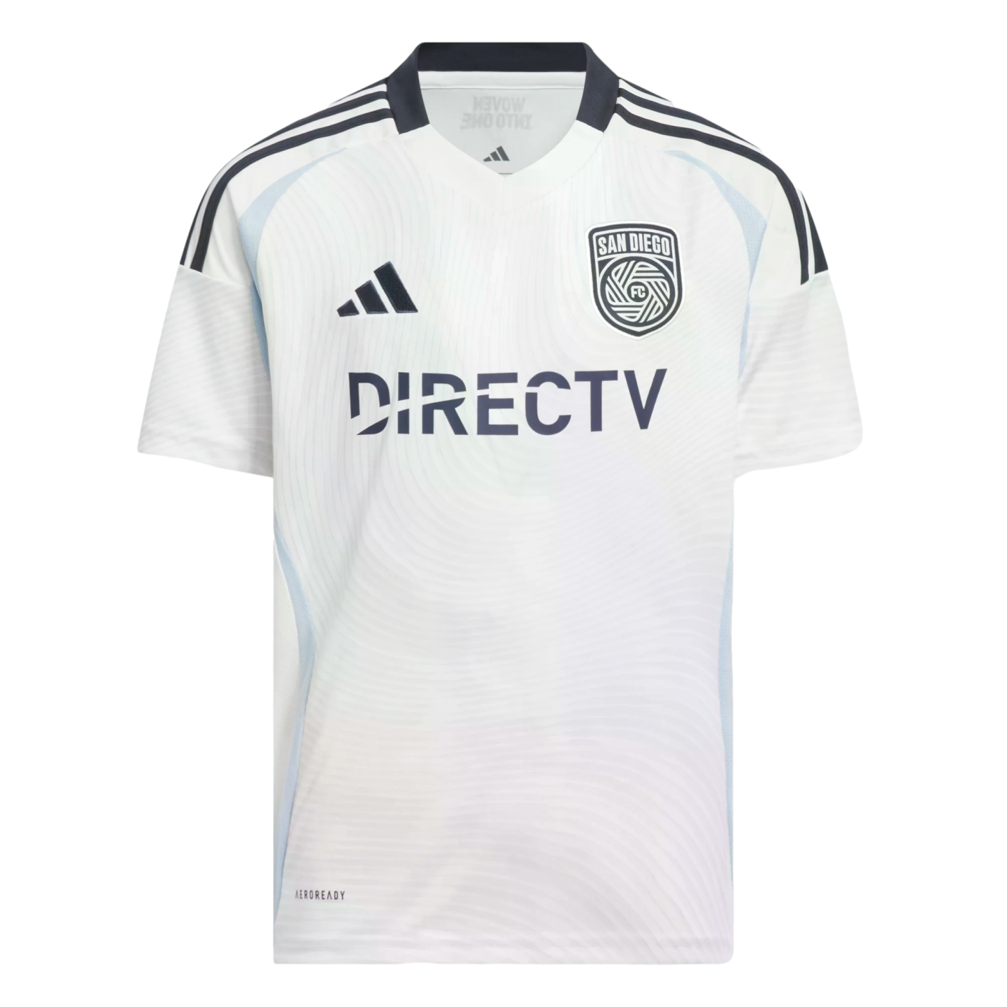 (ADID-KB2369) Camiseta de visitante juvenil Adidas San Diego FC 25/26 [CWHITE/MLSSDI] (lanzamiento el 16/2/25)