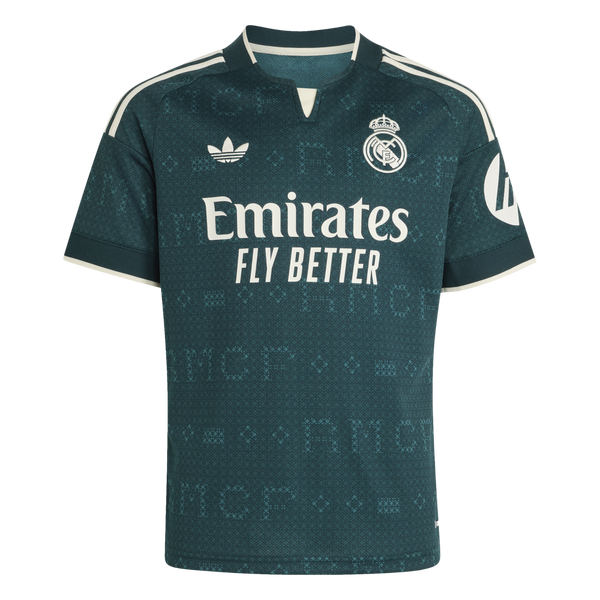 Real Madrid 26/27 Youth Away Jersey Soccer KC3991 Green