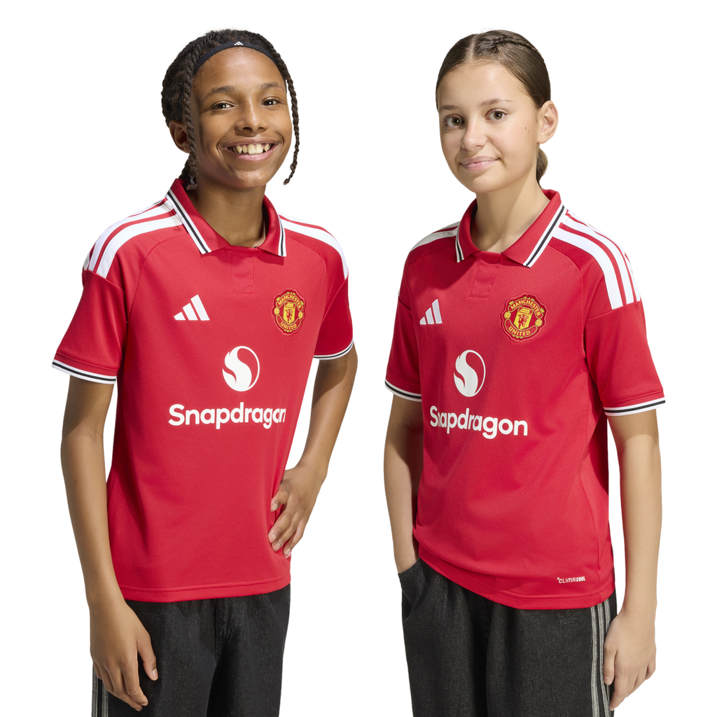 Manchester United 26/27 Youth Home Jersey Soccer KC4796 Red