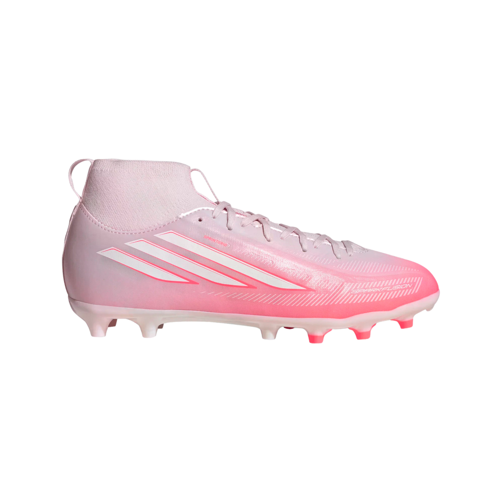 F50 Sparkfusion League Youth Firm Ground Cleats Soccer KK1357 Pink