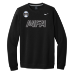 Sudadera con capucha y logotipo de Nike Paint de MFA Coach, color negro