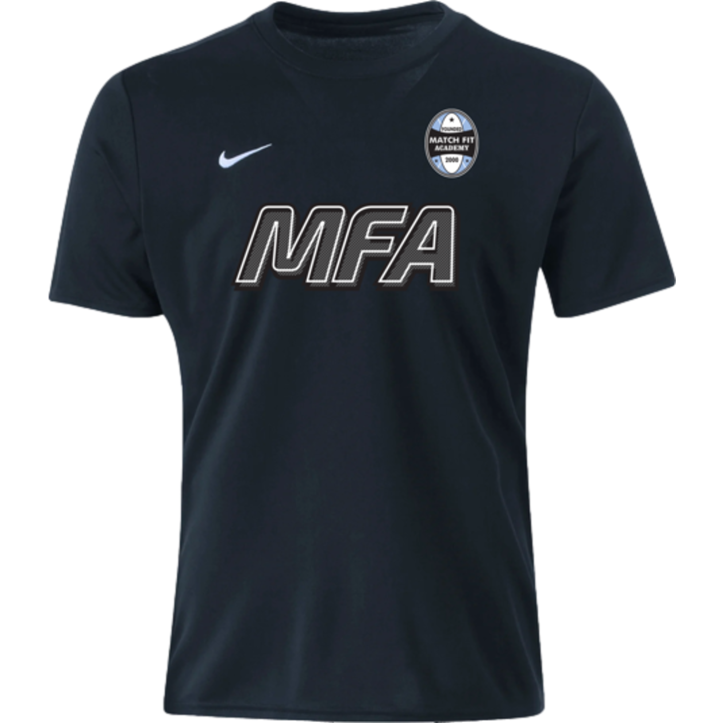 Camiseta de manga corta Nike Paint Logo Legend de MFA Coach, color negro