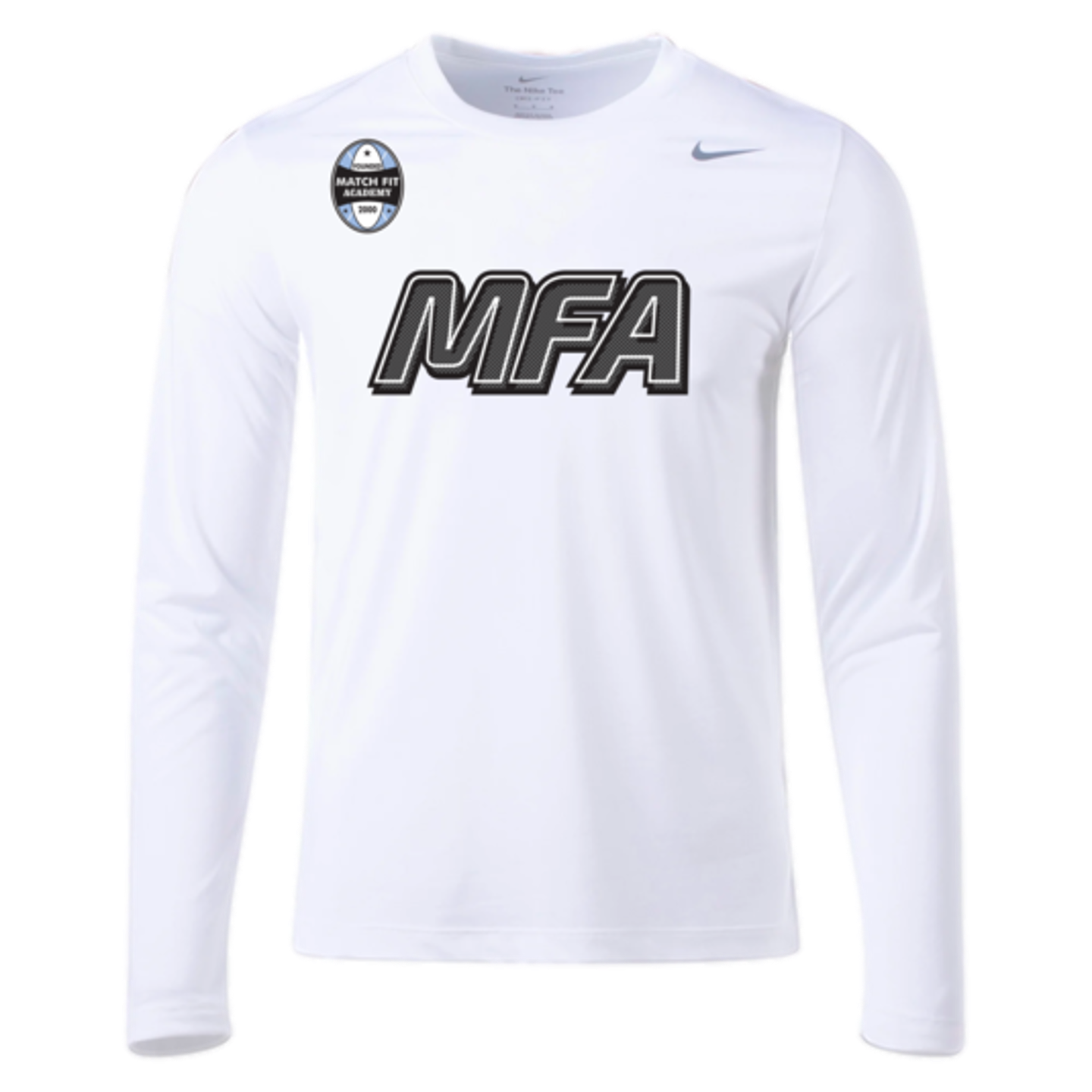 Camiseta de manga larga Nike Paint Logo Legend de MFA Coach, color blanco