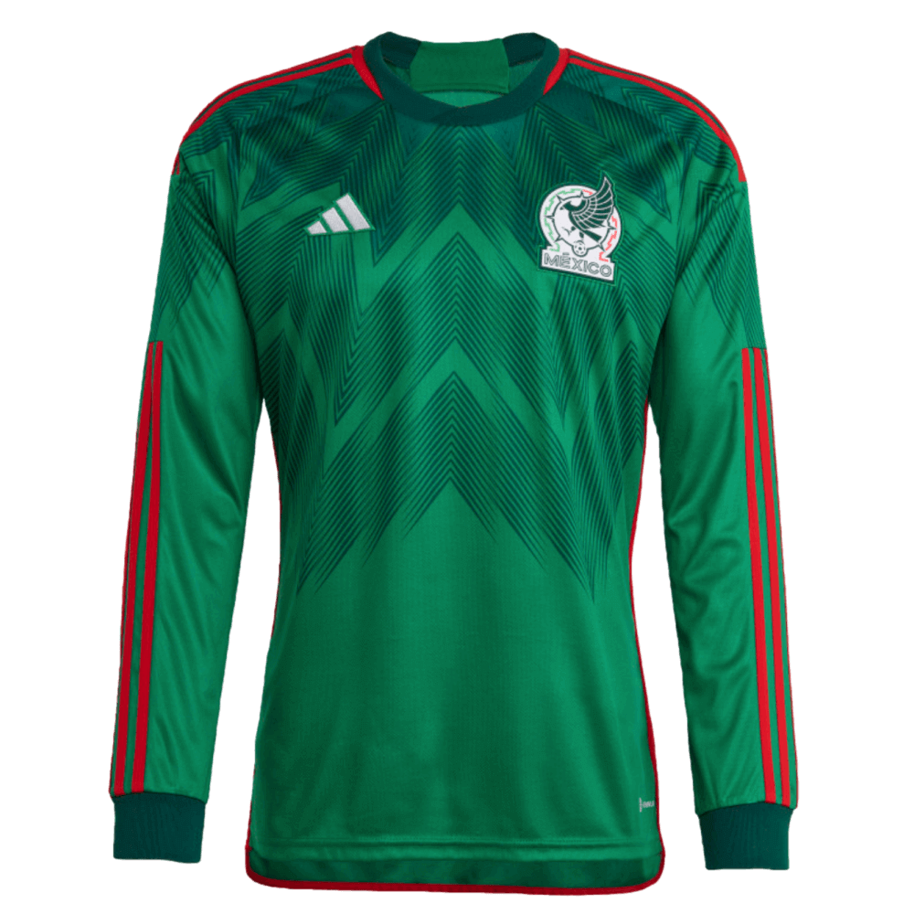 Adidas Mexico 2022 Long Sleeve Home Jersey