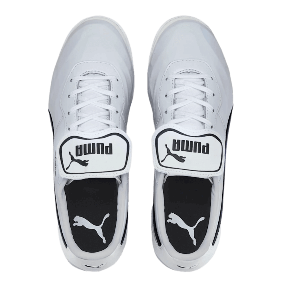 (PUMA-105734-02) Puma King Top Turf Soccer Shoe [white/black]