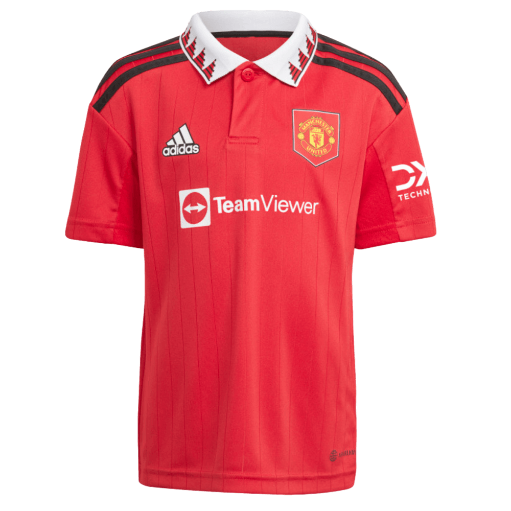 Adidas Manchester United 22/23 Little Kids Home Mini Kit