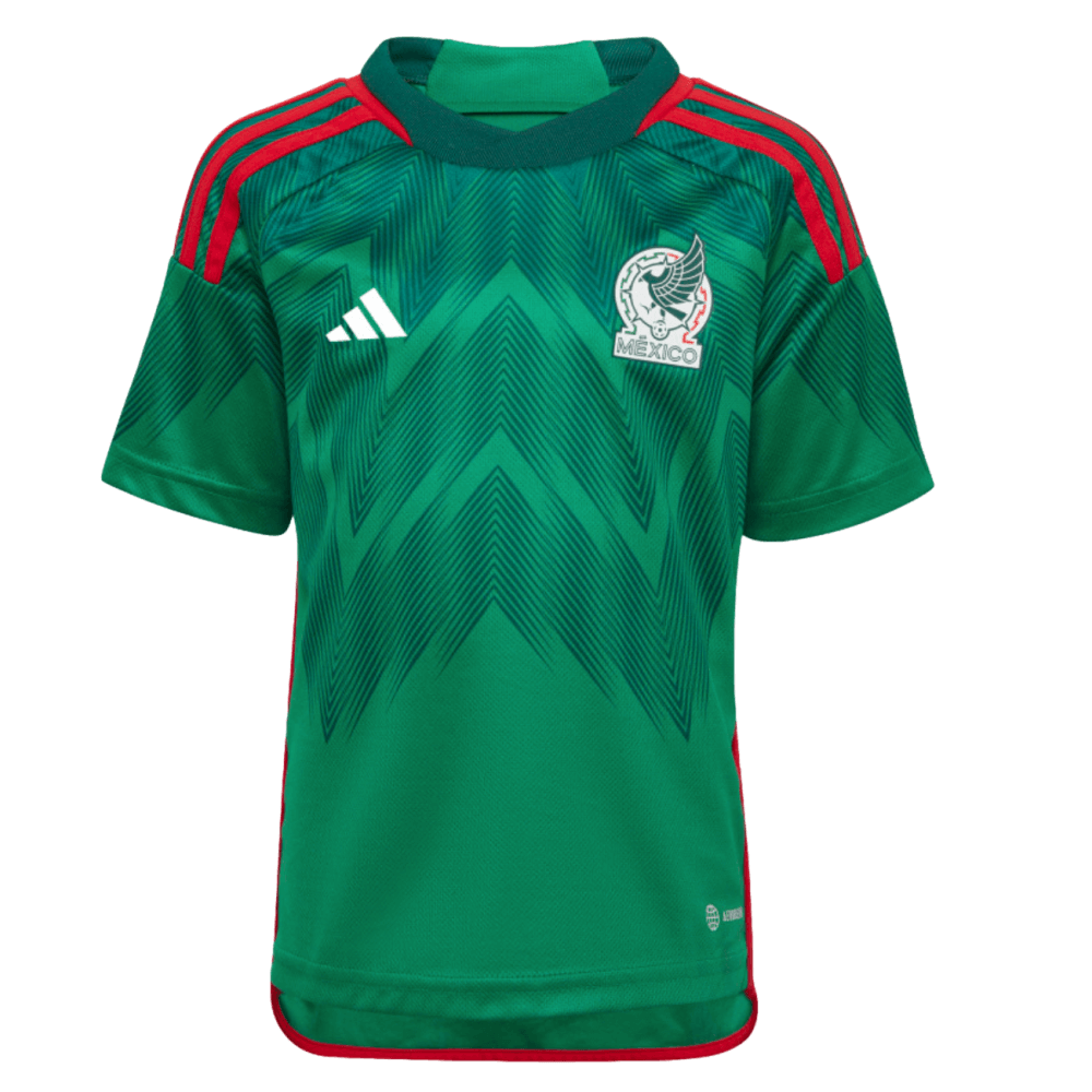 Adidas Mexico 2022 Little Kids Home Mini Kit