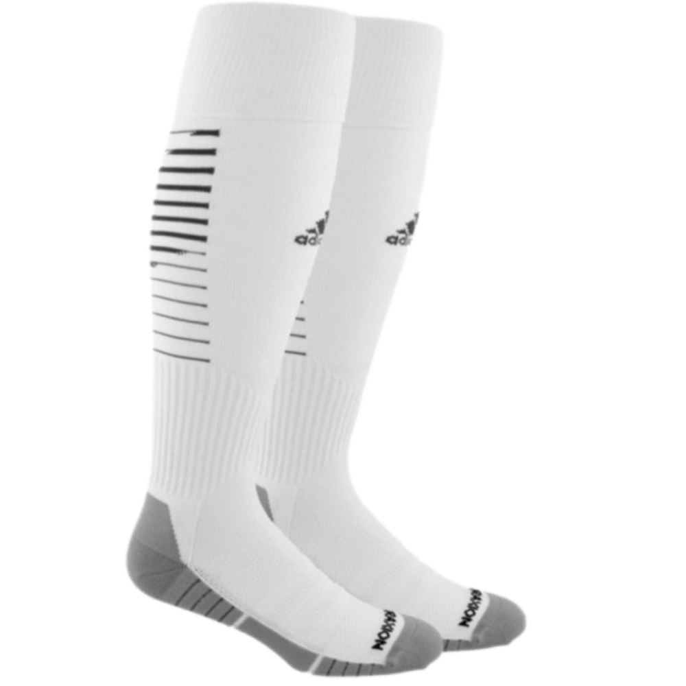 Adidas Team Speed II Soccer Sock - White