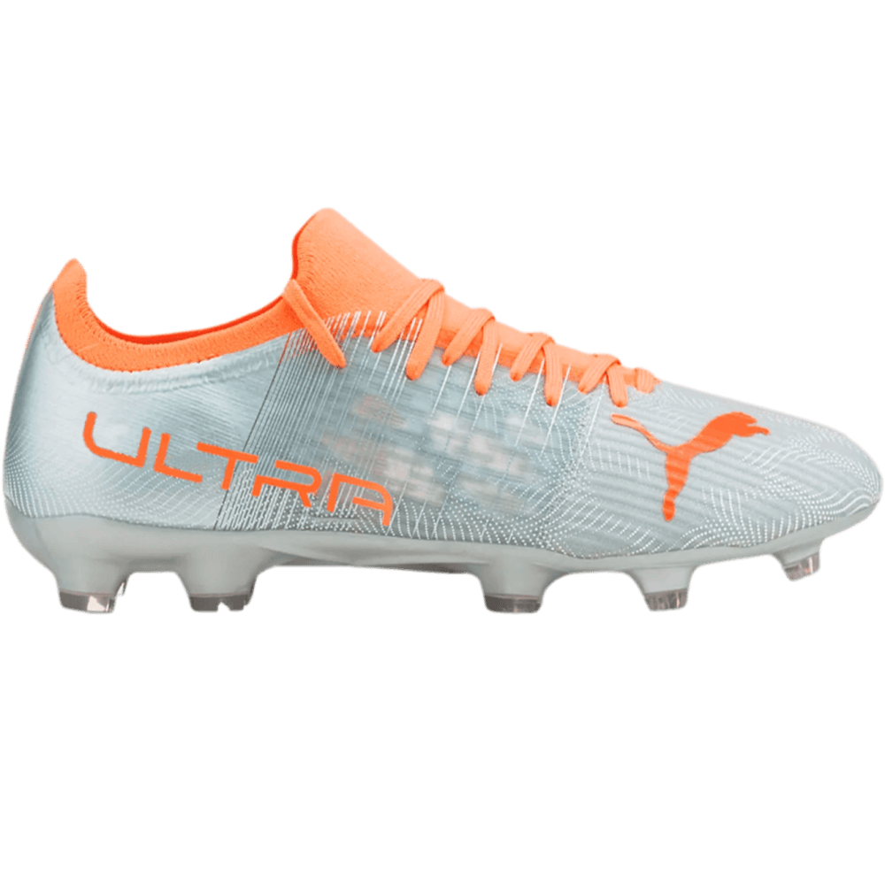 Puma Ultra 3.4 Firm Ground Soccer Cleats - Silver/Orange