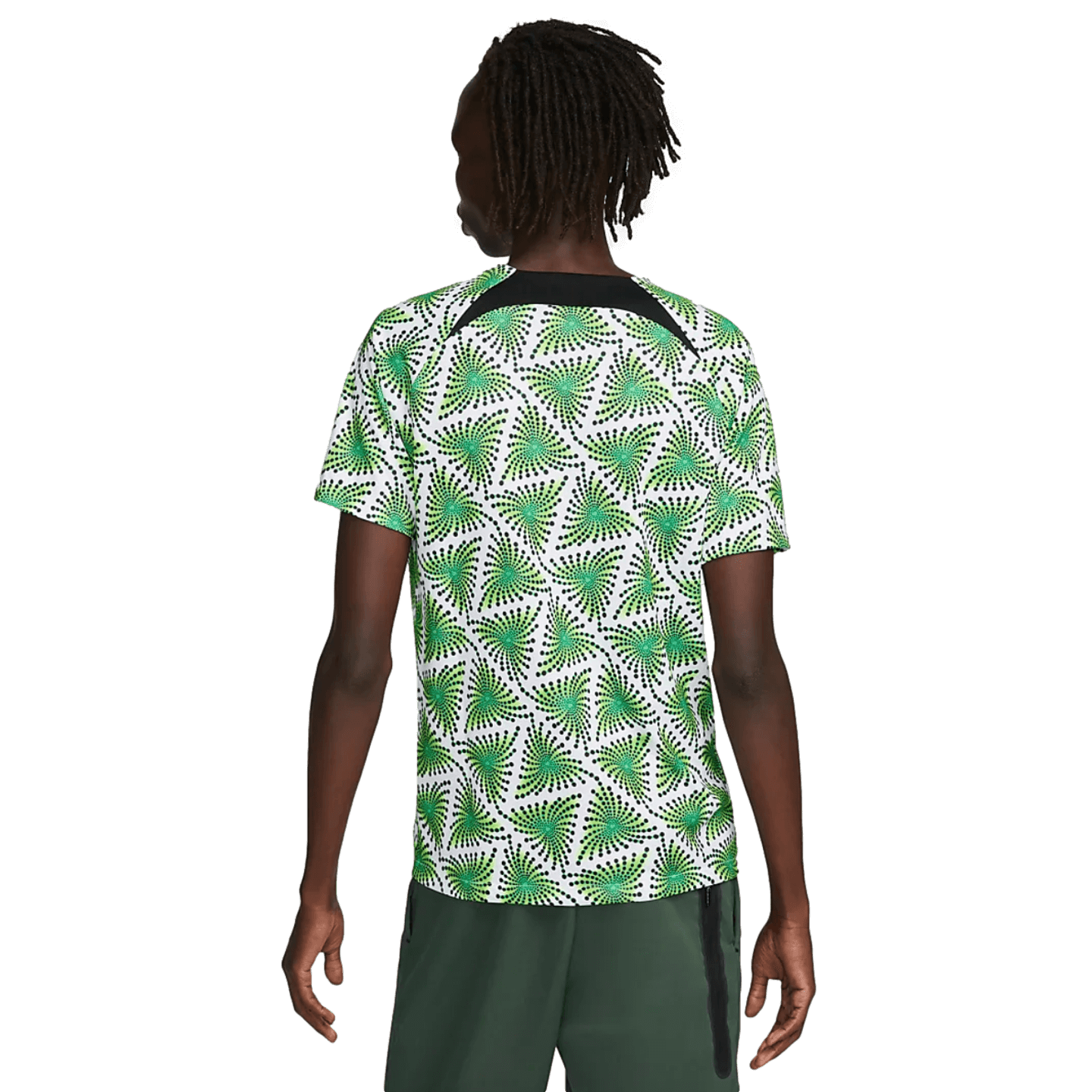 Camiseta Nike de Nigeria para antes del partido