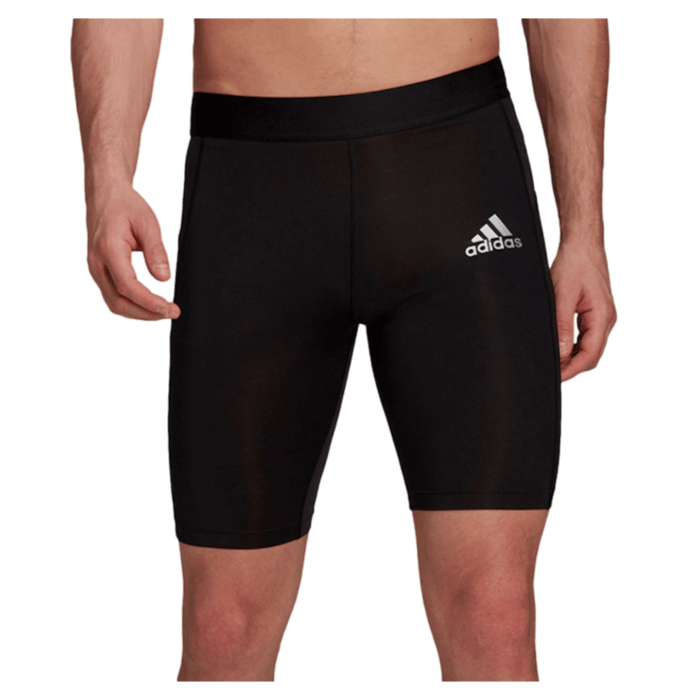 Adidas Men's Techfit Short Tights - Black