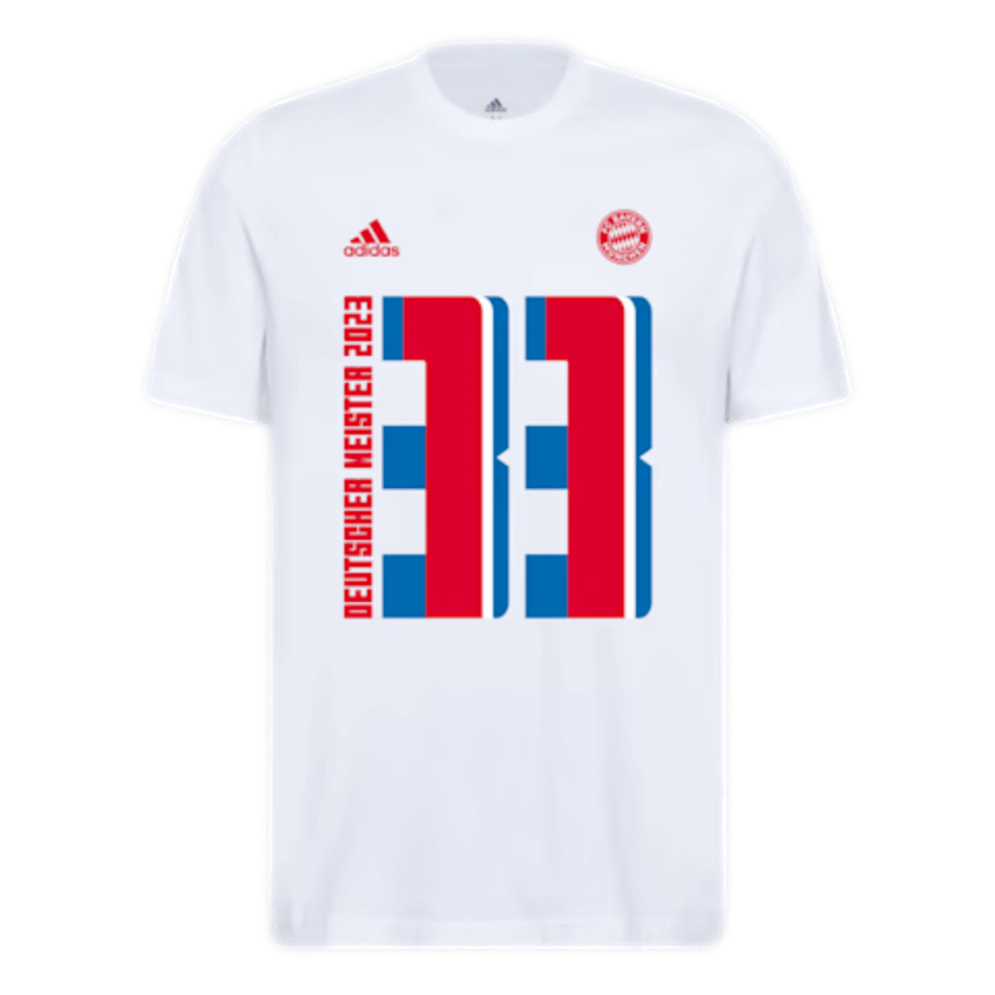 Adidas Bayern Munich 2023 Bundesliga Champions Tee