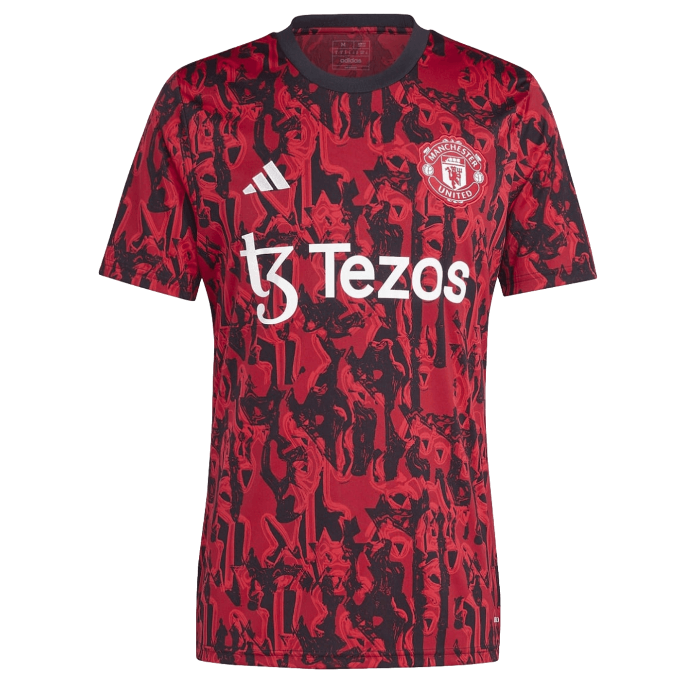 Camiseta prepartido del Manchester United de Adidas