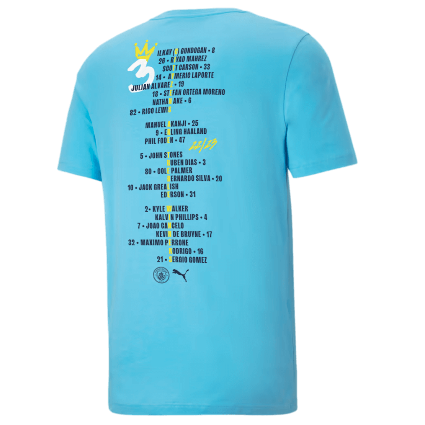 Puma Manchester City 22/23 Treble Winners Tee