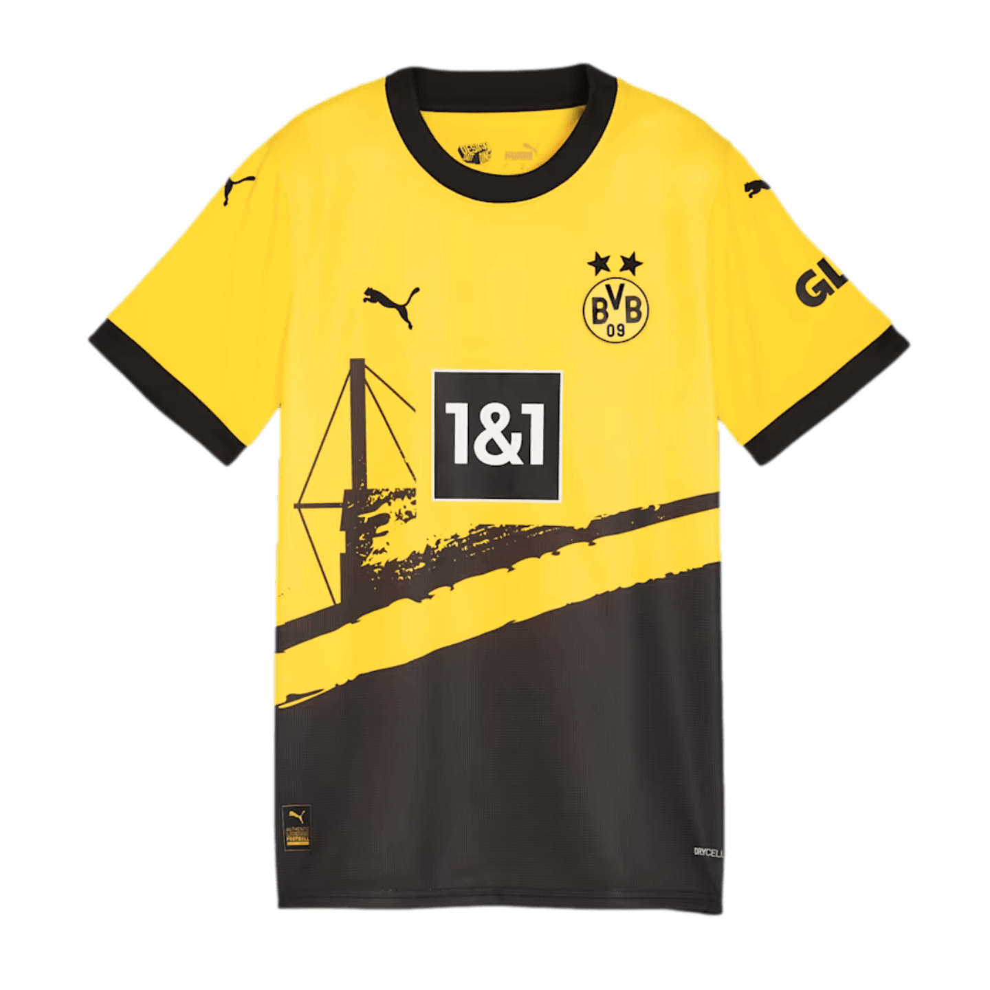 Camiseta de local juvenil Puma del Borussia Dortmund 23/24