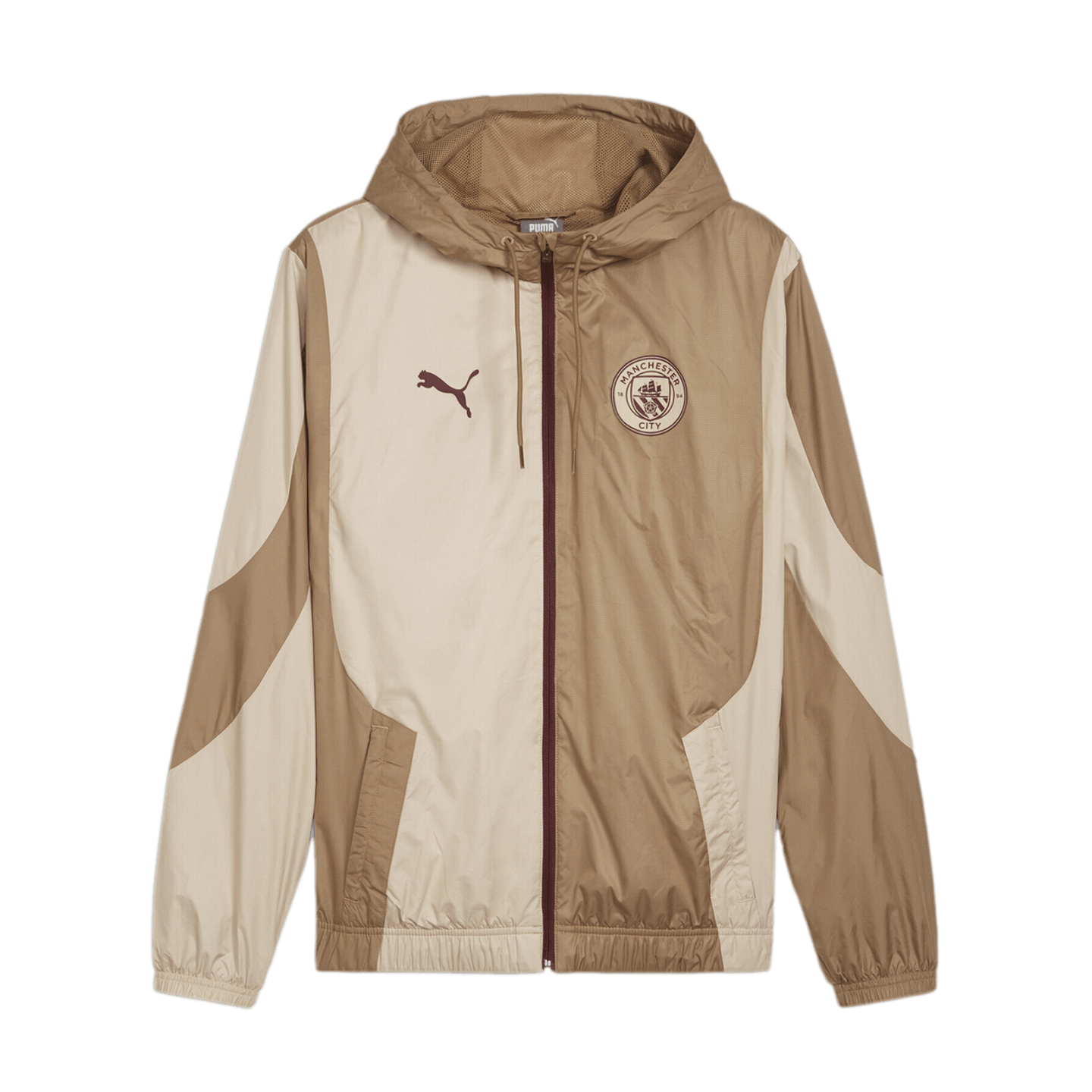 Chaqueta tejida prepartido del Manchester City de Puma