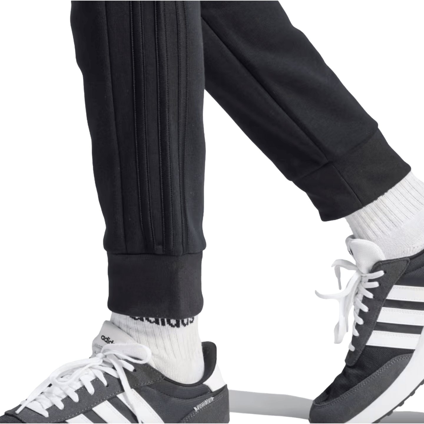 Adidas Essentials Fleece Tapered Cuff 3 Stripe Pants