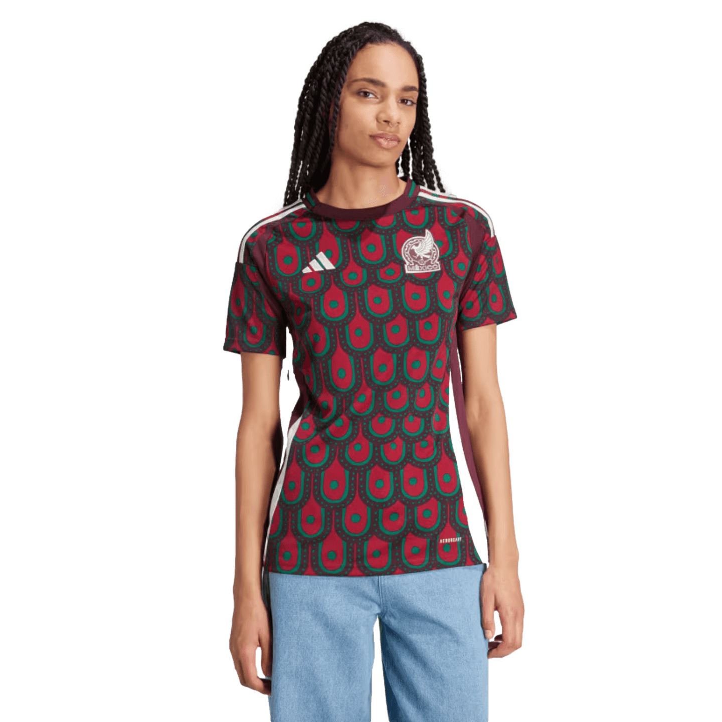 Camiseta local Adidas México 2024 para mujer