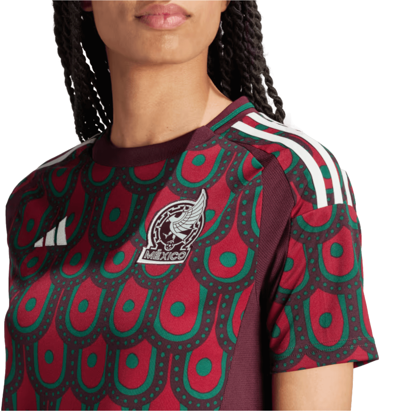 Camiseta local Adidas México 2024 para mujer