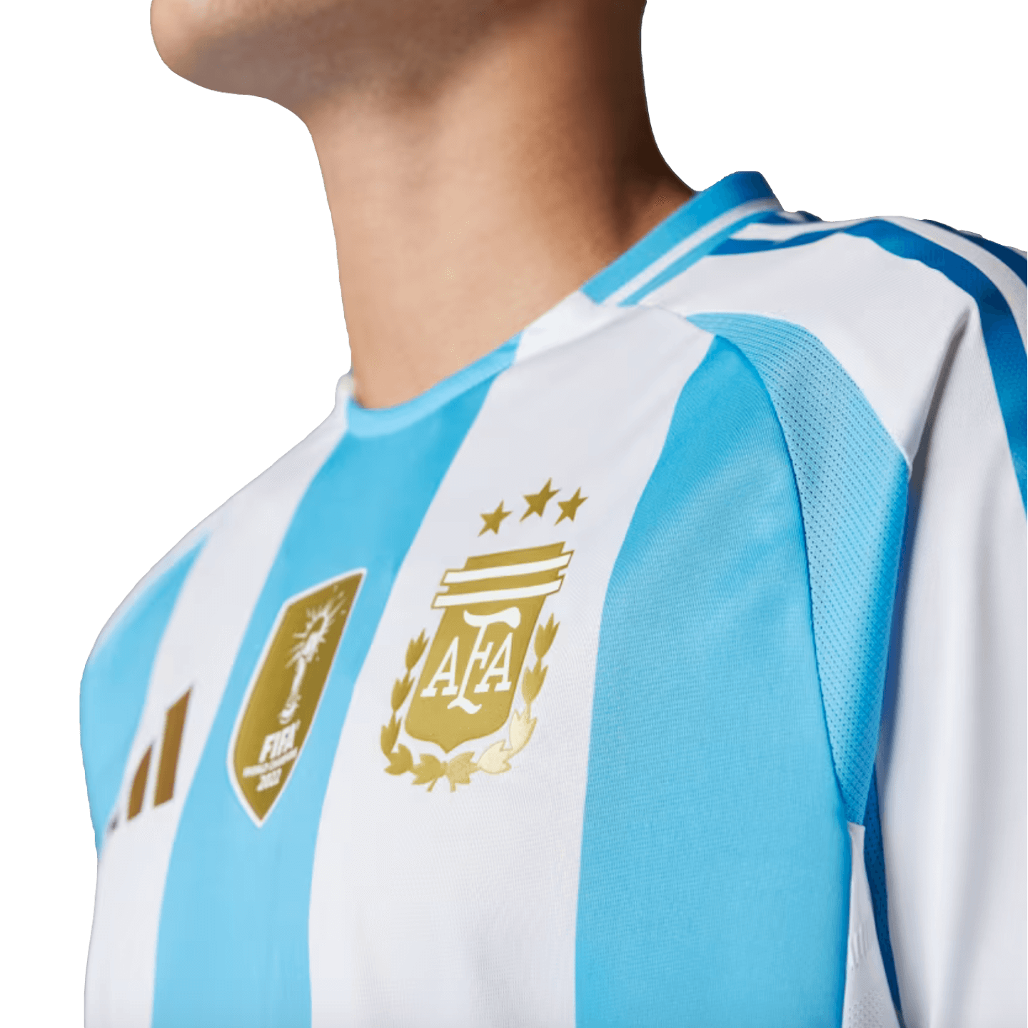 Camiseta local auténtica de Argentina 2024 de Adidas