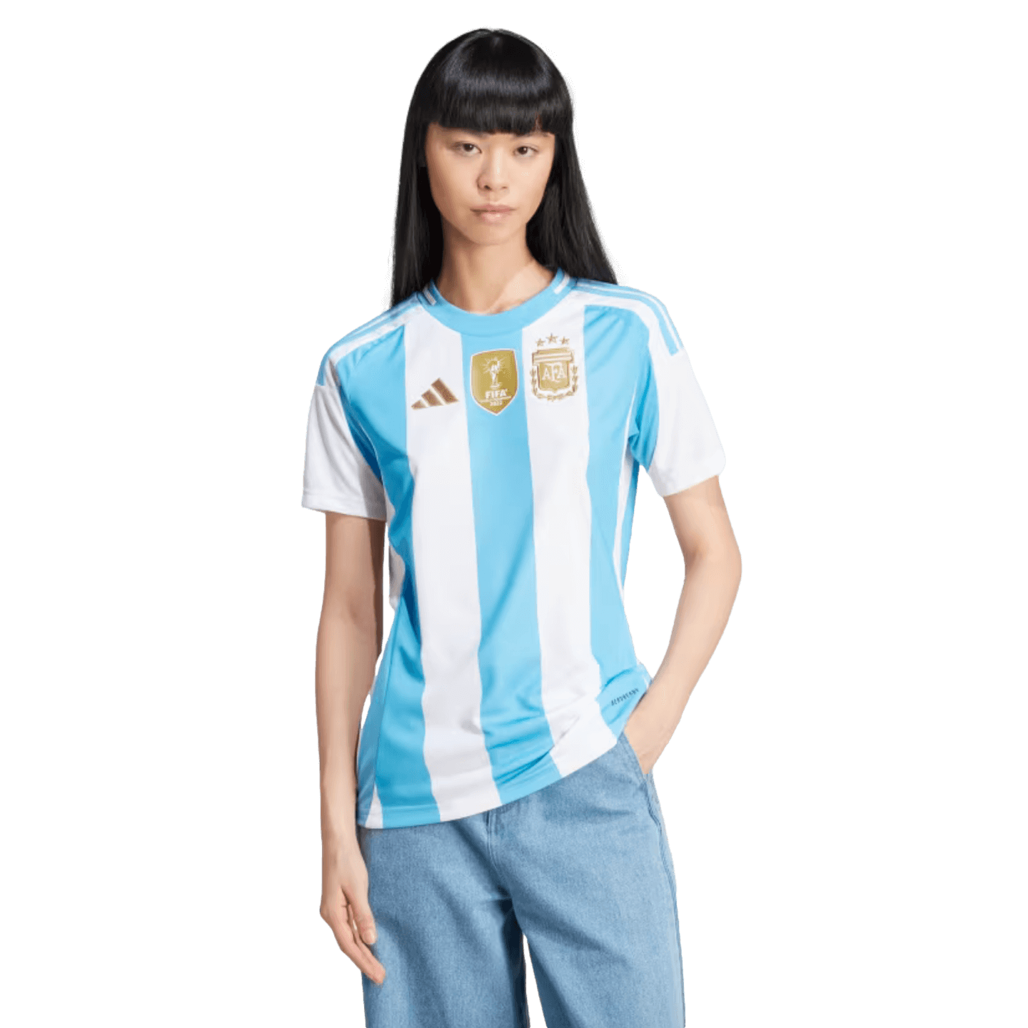 Camiseta local Adidas Argentina 2024 para mujer