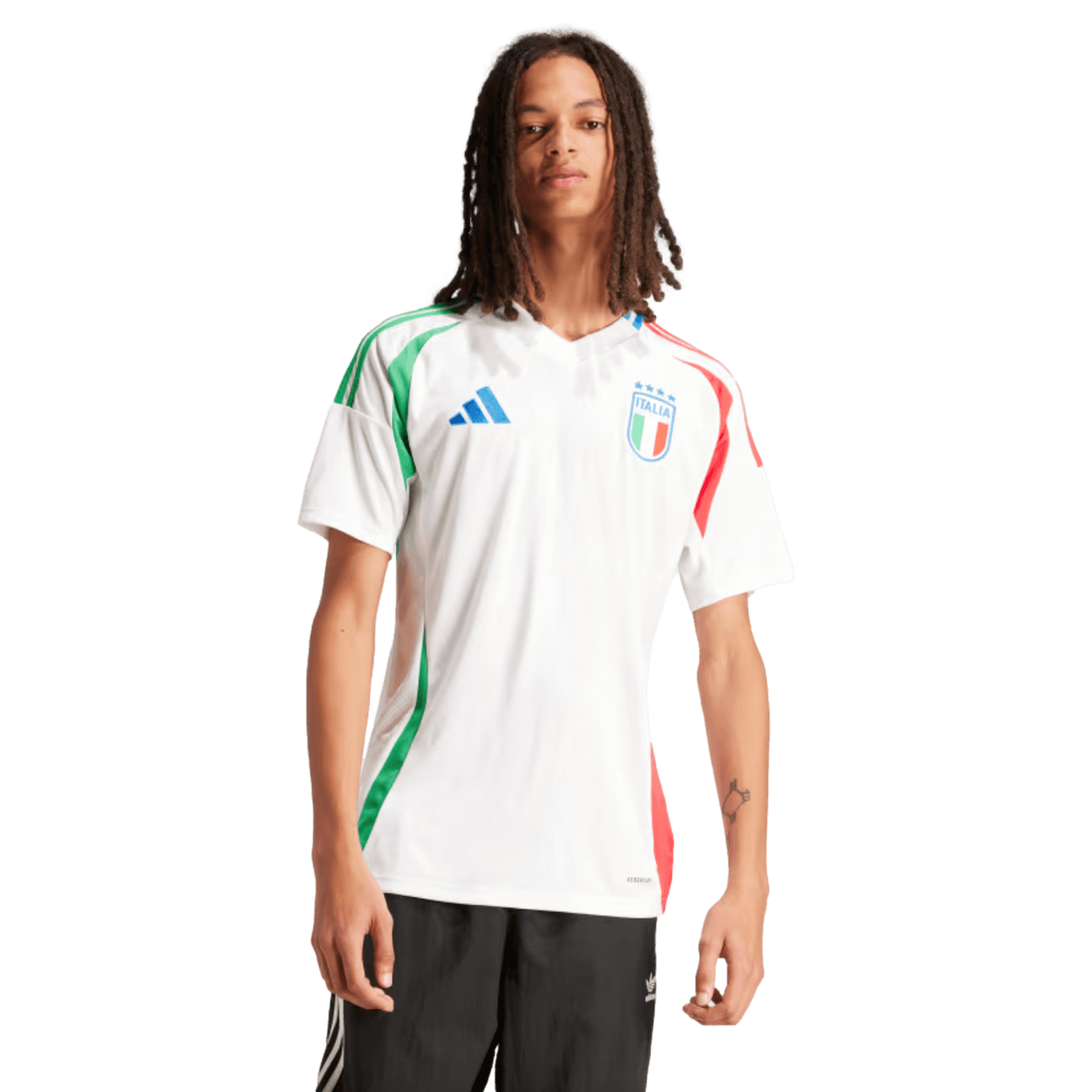 Camiseta visitante de Italia 2024 de Adidas