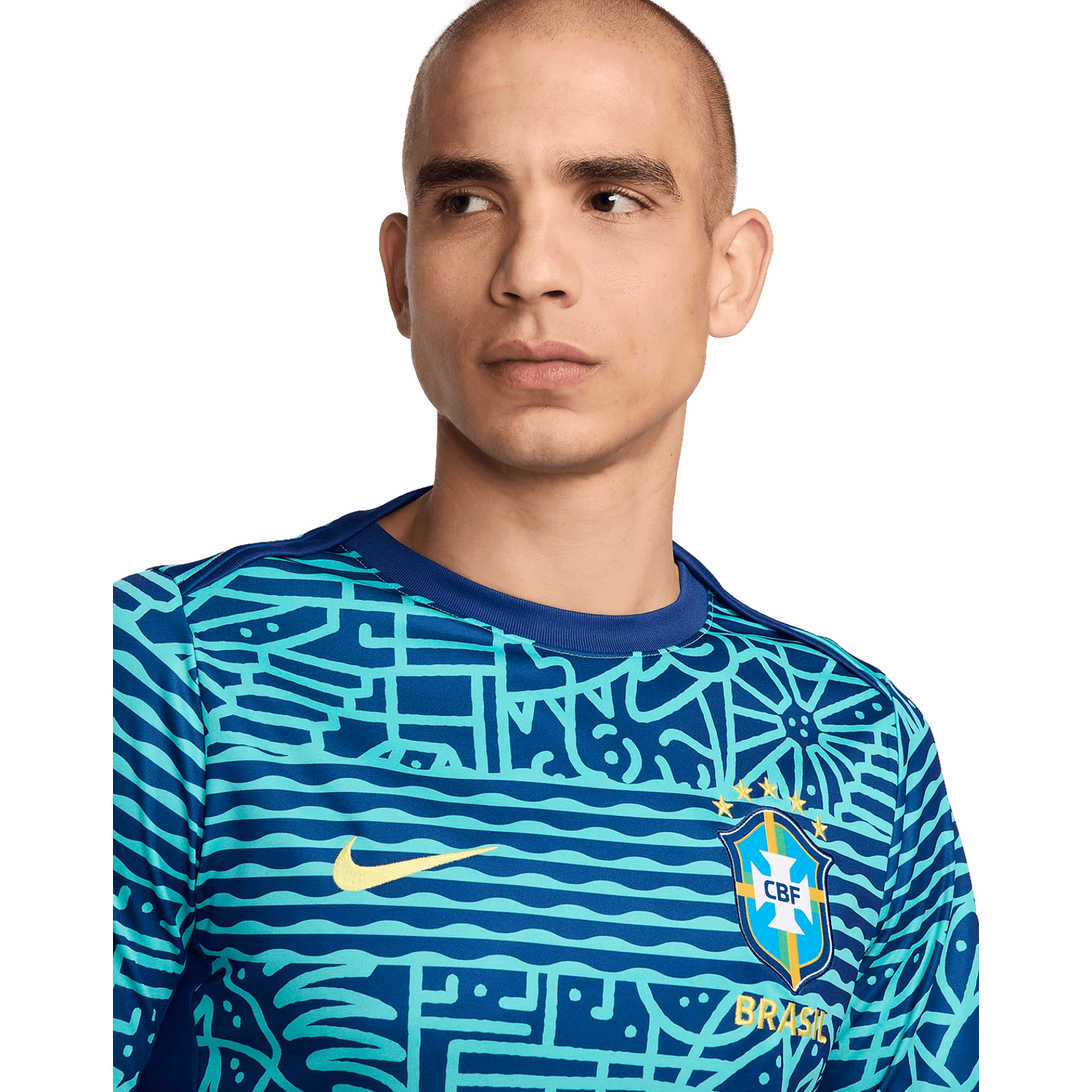 Camiseta Nike Brasil Academy Pro para antes del partido