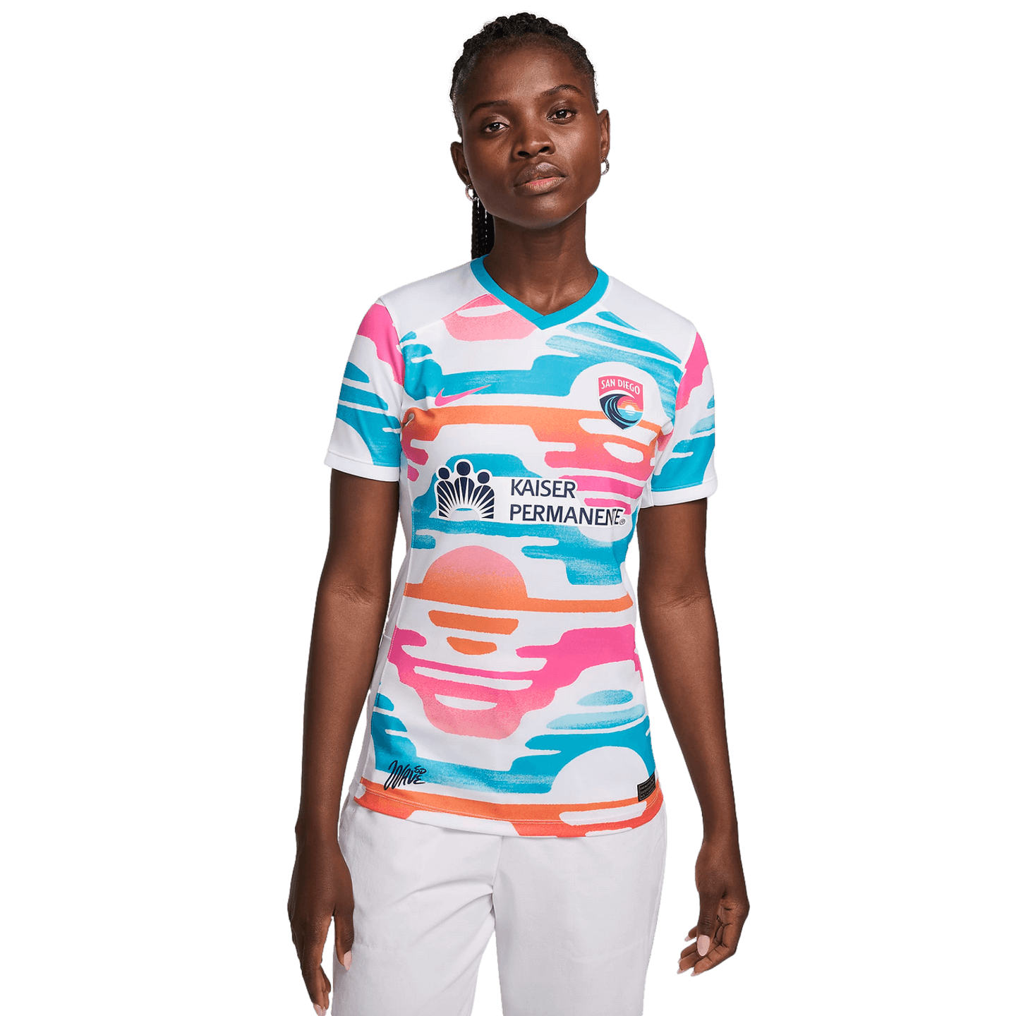 Camiseta local Nike San Diego Wave 2024 para mujer